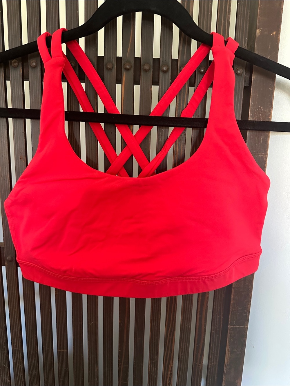 Lululemon Women’s Red Strappy Sports Bra